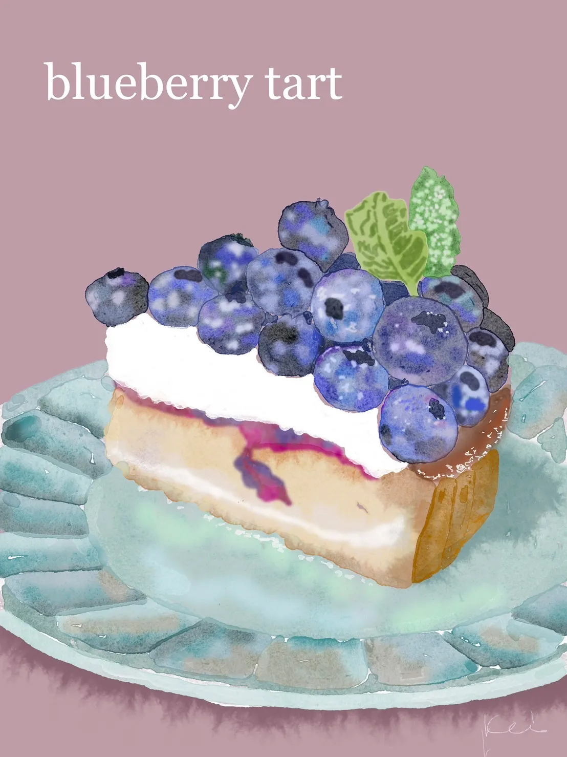 水彩でケーキを描く | ギャラリー | 50歳からのデジタル絵画教室